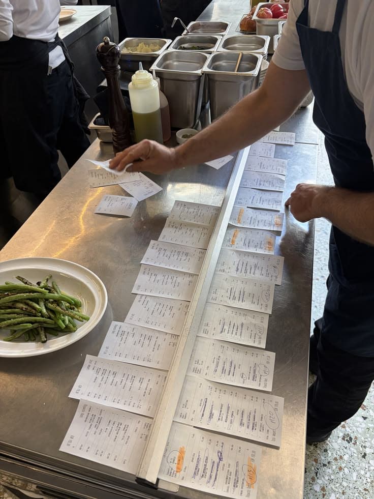 Paper order tickets
